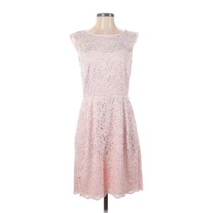 White House Black Market pink lace dress